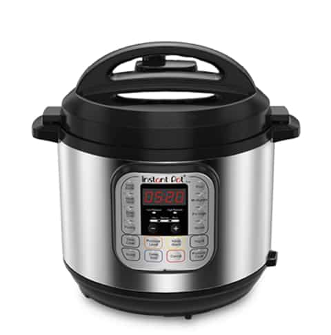 External view of the 6 Lt Instant Pot showing the control panel
